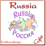 Russia map gifts