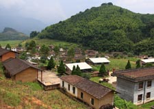 photo of mountain village
