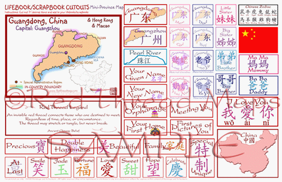 map scrapbooking elements