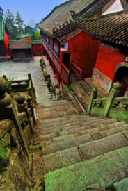 photograph of Wudang Shan Temple in Hubei